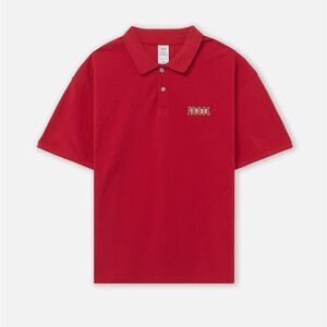 JOHN ELLIOTT Polo Shirt Mens Large 3 Red Short Sleeve Paris Olympics $198